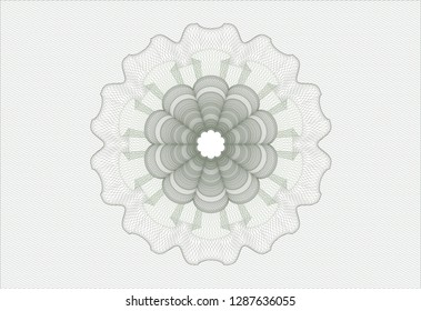 Green passport style rosette