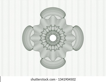 Green passport style rosette