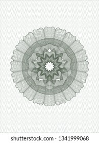 Green passport style rosette
