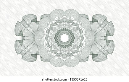 Green passport style rosette