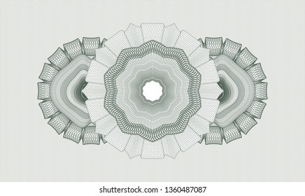 Green passport style rosette