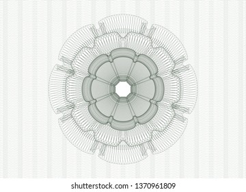 Green passport style rosette