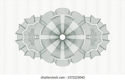 Green passport style rosette