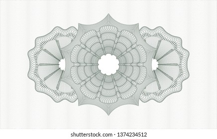 Green passport style rosette