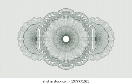 Green passport style rosette