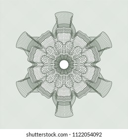 Green passport style rossete