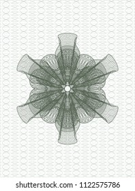 Green passport style rossete