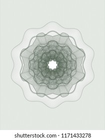 Green passport style rossete