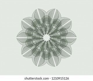 Green passport style rossete