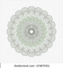 Green passport style rossete