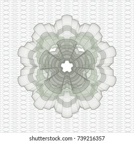 Green passport style rossete
