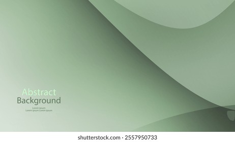 green pastel color background abstract art vector 