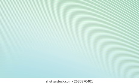 Gradiente pastel verde con rayas línea de fondo abstracto