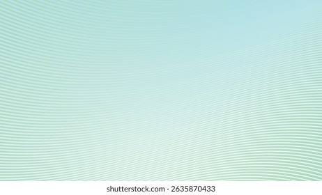 Gradiente pastel verde con rayas línea de fondo abstracto