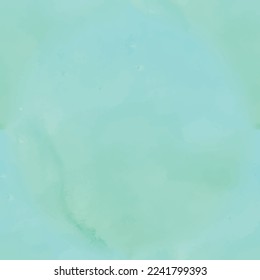 Grünes, pastellfarbenes Muster. Moderne Seemannsvorlage. Wasser Nahtloser Ozean. Blauer Tintenfisch. Aquarell-Leinwand. Abstrakter Meereshintergrund. heller Aquarell-Hintergrund. grüner Meereshintergrund.