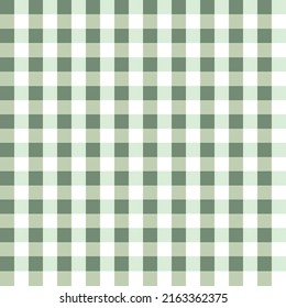 Green Pastel Plaid. Seamless Vector Check Pattern Suit