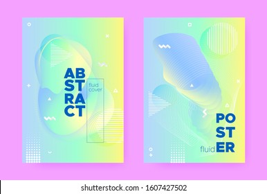 Green Pastel Shape. Abstract Gradient Elements. Fresh Wave Design. Music Placard. Pastel Fluid. Blue Abstract Memphis Elements. Yellow Liquid Design. Music Pattern. Pastel Cover.