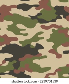 
Green pattern camouflage vector army template, modern texture for print on clothes, paper, fabric