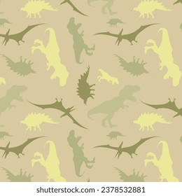 GREEN PATTERN DINOS BONES AND PAWS 