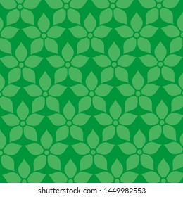 Green pattern floral vector tropical background, banners, Placards, Posters, Flyers. Trendy Ornament for fabric, wallpaper, packaging, wrapping, decorative print, and wall.