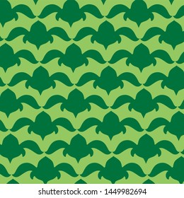 Green pattern floral vector tropical background, banners, Placards, Posters, Flyers. Trendy Ornament for fabric, wallpaper, packaging, wrapping, decorative print, and wall.