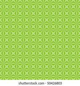 Green pattern from geometrical shapes