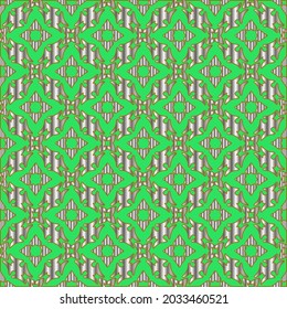 green pattern on a metal background. pattern for fabric, wallpaper, packaging. Decorative print. 