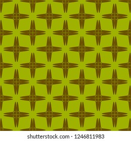 Green patterns on light green background