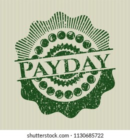 Green Payday distressed rubber texture
