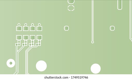 Fondo del patrón de fondo de textura abstracta de la motherboard pcb verde
