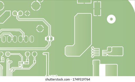 Green pcb motherboard abstract texture background pattern backdrop