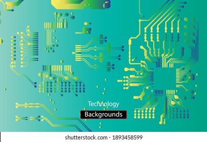 Green pcb motherboard abstract texture background pattern backdrop