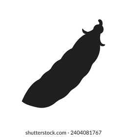 Ilustración del símbolo del vector del pepino verde