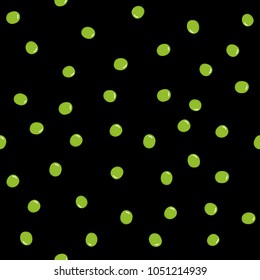 Green peas seamless pattern and background.