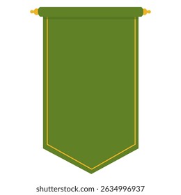 Green Pennant Flag For Promotion