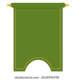 Green Pennant Flag For Promotion