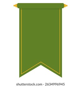 Green Pennant Flag For Promotion