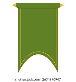 Green Pennant Flag For Promotion