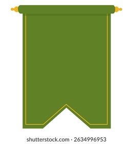 Green Pennant Flag For Promotion