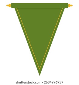 Green Pennant Flag For Promotion