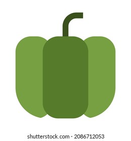 green pepper clip art vector illustration