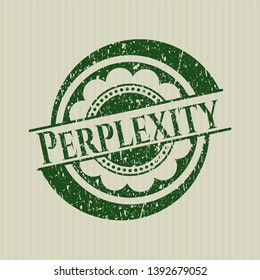 Green Perplexity rubber grunge texture stamp