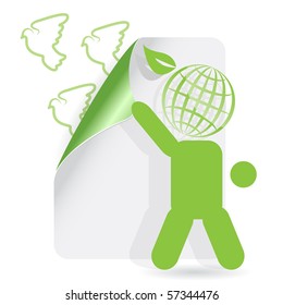 green person