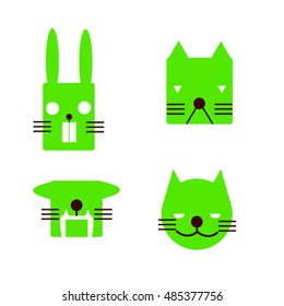 Green pet icon.
