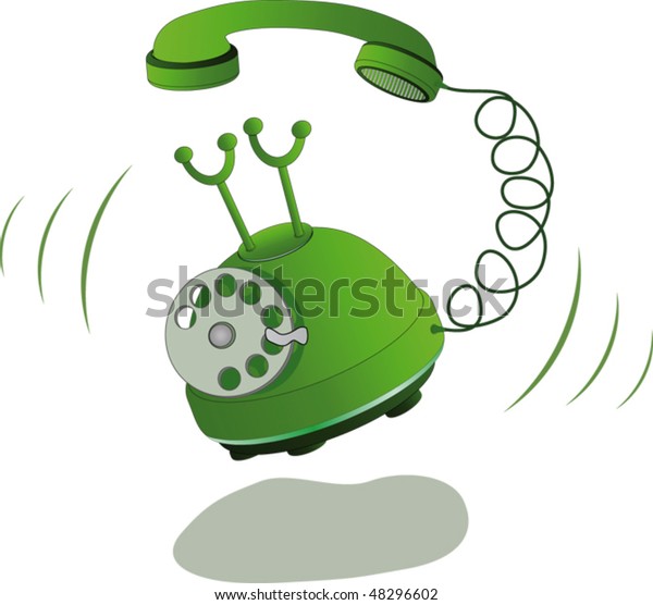 Green phone and call