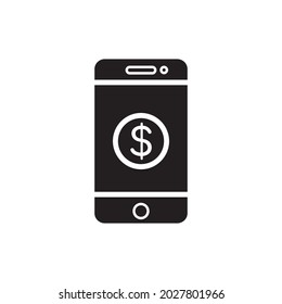 Green Phone Filled Icon Vector Illustration