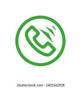 Green phone icon  - Phone call button