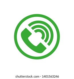 Green phone icon  - Phone call button