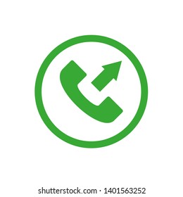 Green phone icon  - Phone call button