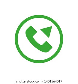 Green phone icon  - Phone call button